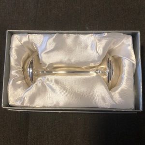 Stephen Baby silver baby rattle